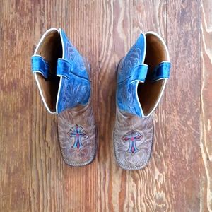 Tony Lama Square Toe Boots